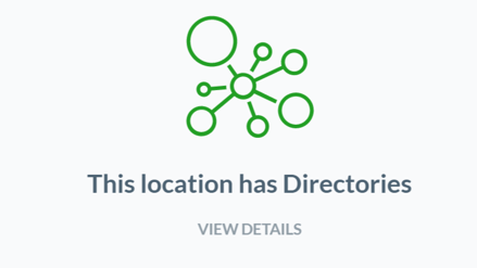 alert "this location has directories"