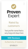 PRO Seal fron without rating stars and recommendation rate